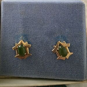 House Of Jade Antique 14k Earrings
